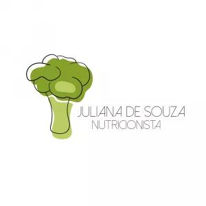 Logo Nutricionista com Brócolis para Editar Online
