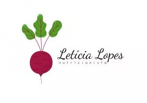 Logo Nutricionista com Ilustração de Vegetal para Editar