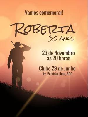 Convite de Aniversário Exército para Editar Online