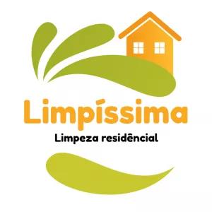 Logo Limpeza Residencial com Casa para Editar Online