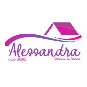 Logo Profissional para Corretora de Imóveis Editável Online