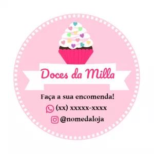 Logo para Doces e Confeitaria Editável Online