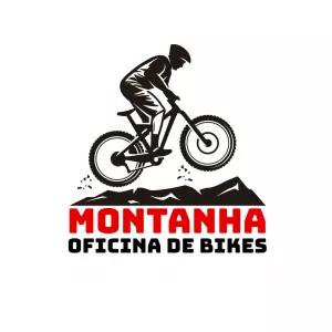Logo para Oficina de Bike com Ciclista para Editar Online