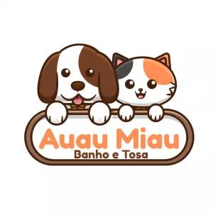 Logo Pet Shop com Cachorro e Gato para Editar Online