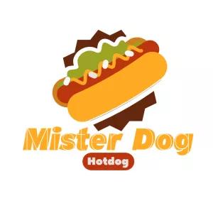 Logo de Lanchonete com Hot Dog para Editar Online