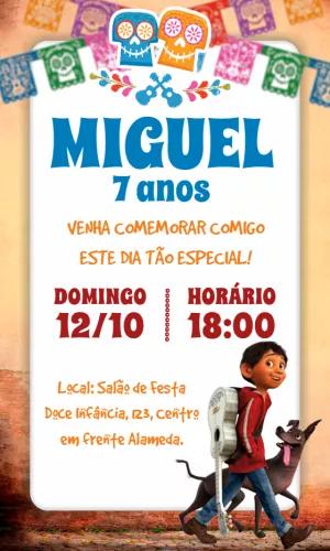 Convite Aniversário Viva a Vida é uma Festa para Editar Online