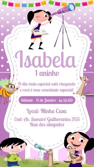 Convite de Aniversário Show da Luna para Editar Online