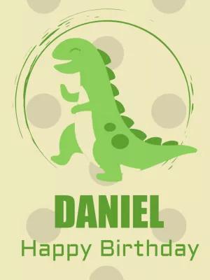 Editable Dinosaur Birthday Party Invitation