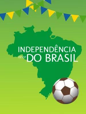 Post 7 de Setembro com Mapa do Brasil Editável Online