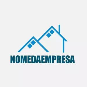 Logo para Imobiliária e Construtora Editável Online