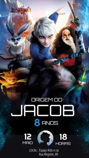 Convite Aniversário A Origem dos Guardiões para Editar Online
