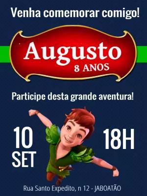 Convite de Aniversário do Peter Pan para Editar Online