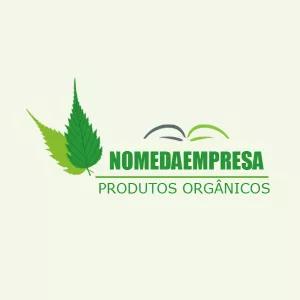 Logo Natureza com Folhas Verdes para Editar Online