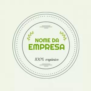 Logo de Alimentos Orgânicos para Editar Online