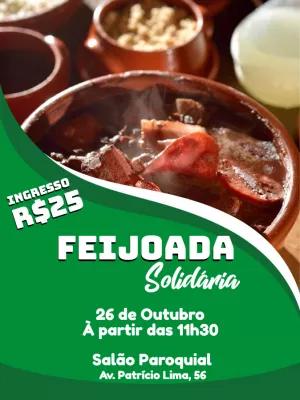 Convite de Feijoada Editável Online para Imprimir e Enviar