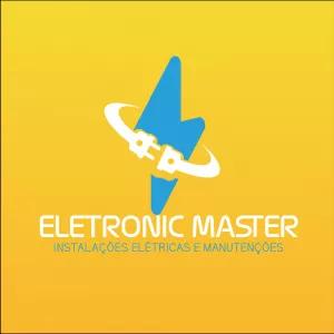 Logo Eletricista Profissional para Editar Online