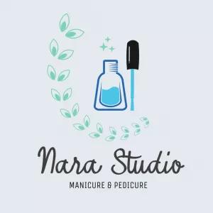Logo Manicure Delicado com Folhas para Editar Online