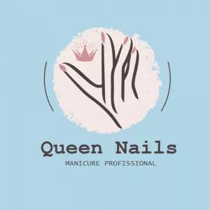 Logotipo Editável para Manicure com Coroa para Criar Online