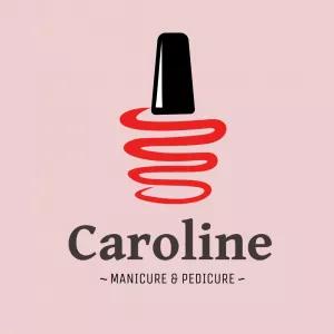 Logo Manicure e Pedicure com Esmalte para Editar Online