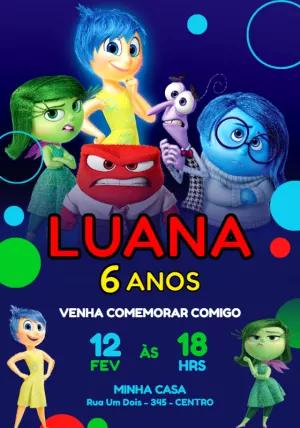 Convite de Aniversário Divertidamente para Editar Online