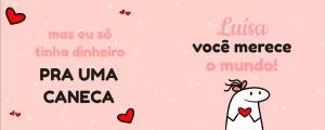 Arte Caneca Flork Romântica para Editar Online