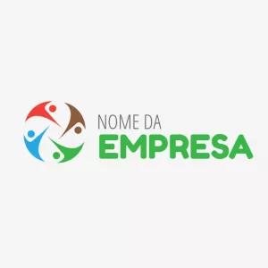 Logo Abstrato com Pessoas para Empresa para Editar Online