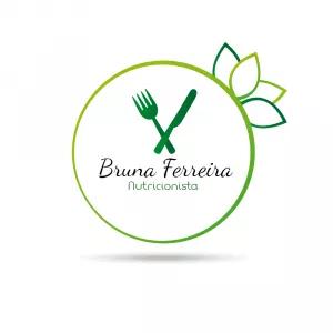 Logo Nutricionista com Talheres e Folhas para Editar Online