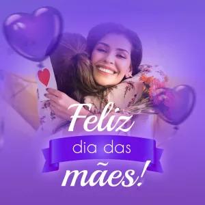 Post Dia das Mães Editável com Foto para Homenagear