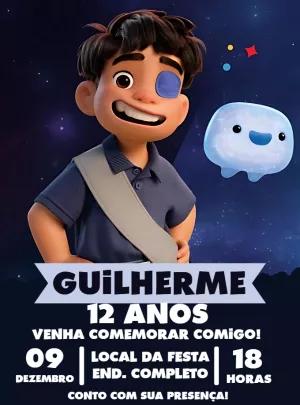 Convite de Aniversário Elio para Editar Online e Imprimir
