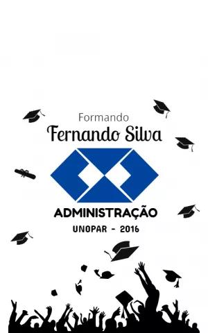 Arte Editável para Copo de Formatura Administração