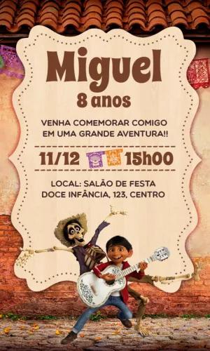 Convite Aniversário Viva a Vida é uma Festa para Editar Online