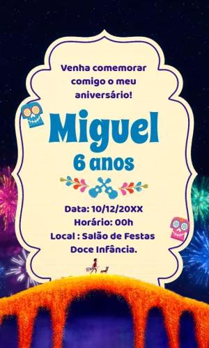 Convite Aniversário Viva a Vida é uma Festa Editável Online