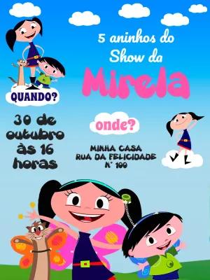 Convite de Aniversário Show da Luna para Editar Online