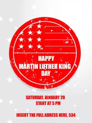 Martin Luther King Day Commemorative Post to Edit Online