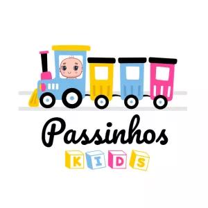 Logo Loja Infantil com Trem Fofo para Editar Online