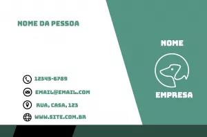 Cartão de Visita Pet Shop Moderno para Editar Online