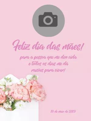Post de Dia das Mães com Foto para Editar Online