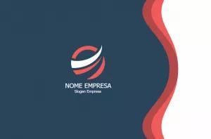 Cartão de Visitas Abstrato para Empresas para Editar Online