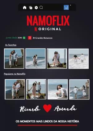 Quadro Namoflix Editável: Surpreenda seu Amor com Fotos