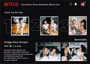 Quadro Netflix Amizade com Foto para Editar Online