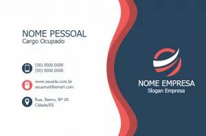 Cartão de Visitas Abstrato Profissional para Editar Online