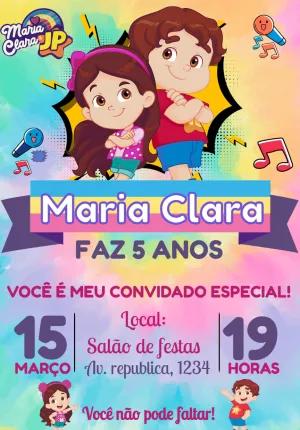 Convite de Aniversário Infantil Irmãos Youtubers para Editar