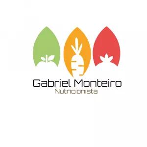 Logo Nutricionista com Ícones de Alimentos para Editar Online