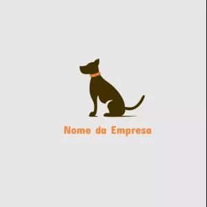 Logo Editável para Pet Shop com Cachorro para Criar