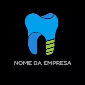 Logo para Clínica Odontológica com Implante para Editar