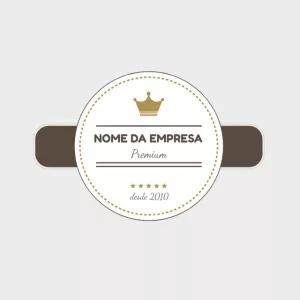 Logotipo Premium com Coroa para Editar Online