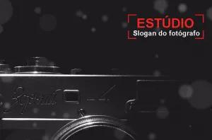 Cartão de Visita Fotografia Profissional Editável Online