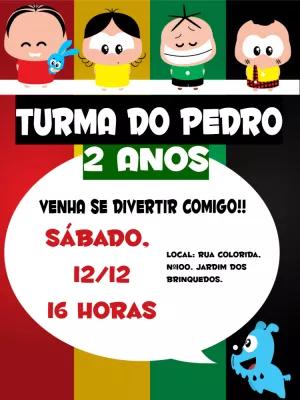 Convite de Aniversário Turma da Mônica Toy Editável Online
