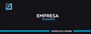 Banner Corporativo Abstrato para Editar Online