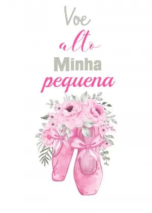 Quadro Decorativo Ballet com Nome para Editar Online
